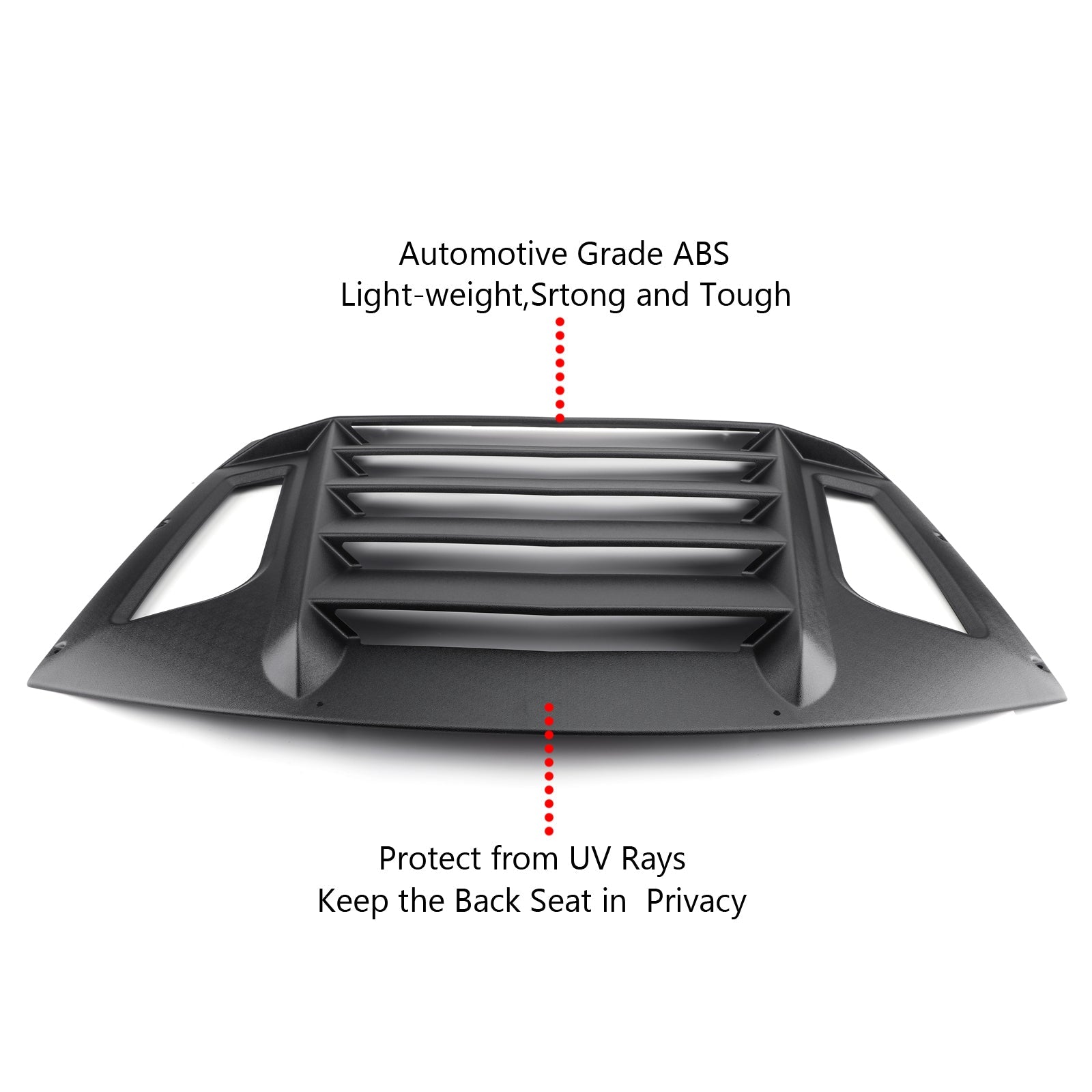 Rear Window Louver Sun Shade Cover For 13-18 Subaru BRZ/Scion FR-S/Toyota GT86 Generic