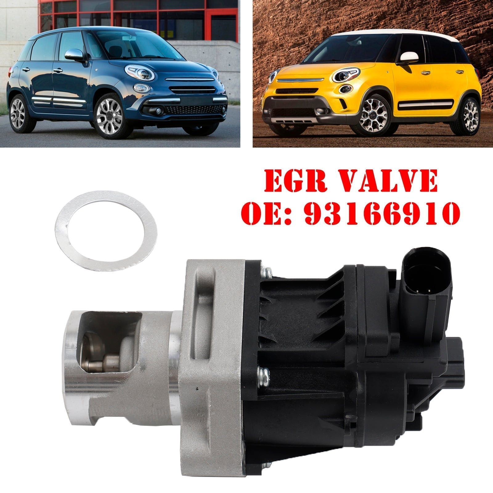 Fiat 500L 2012-2018 / 500X 2014-2018 EGR Valve 93166910 71749240