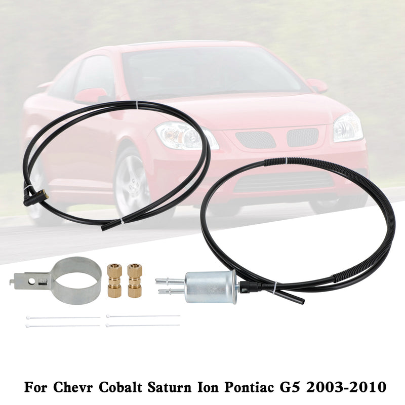 2003-2010 Chevrolet Cobalt Saturn Ion Pontiac G5 10 piezas Nyon Kit de línea de combustible NFR0002