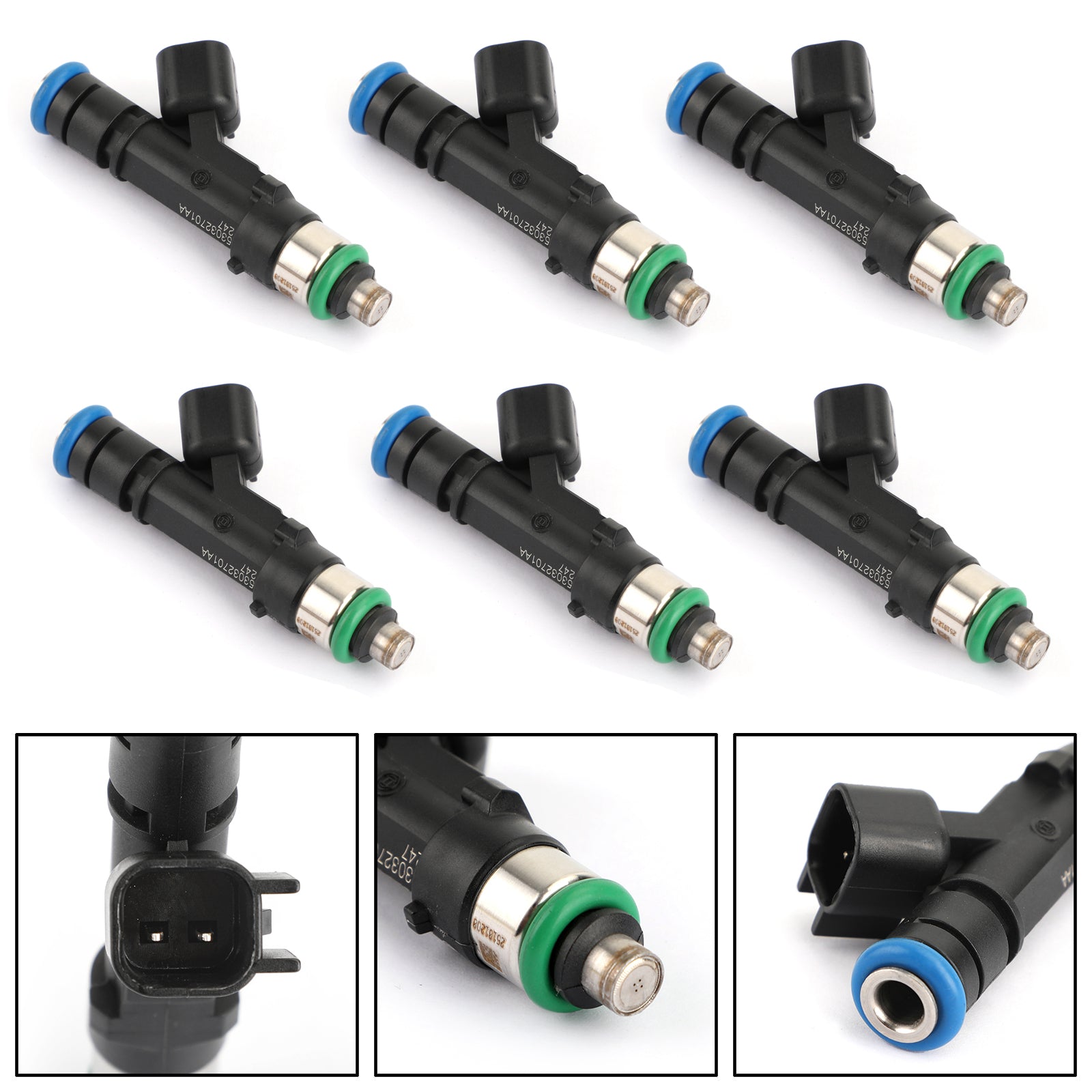 Set(6) Fuel Injectors For Mitsubishi 3.7L Vehicles 0280158020 Generic