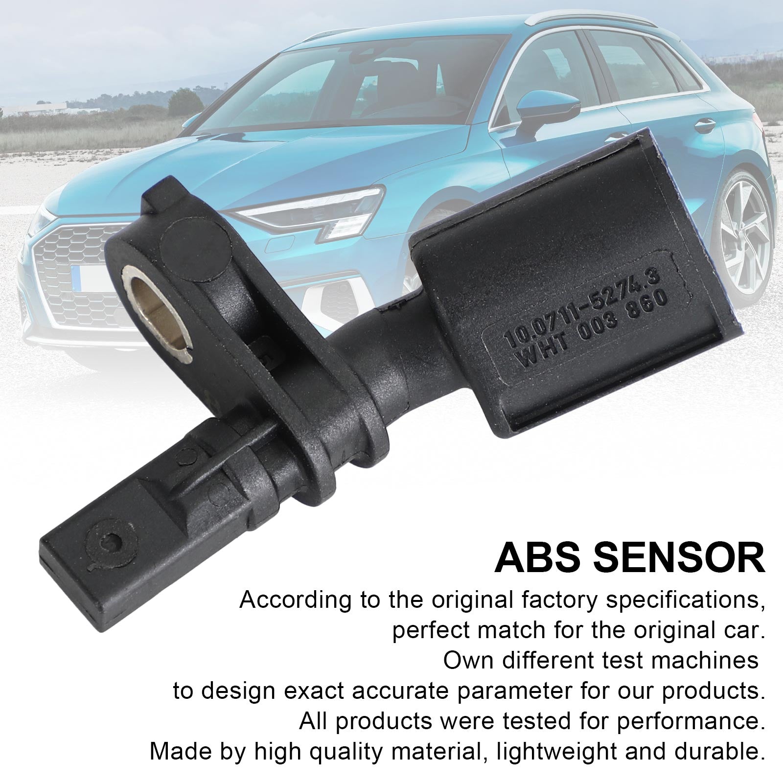 ABS Wheel Speed Sensor Front Left for Audi A3 VW Skoda Fabia 6Q0927803A