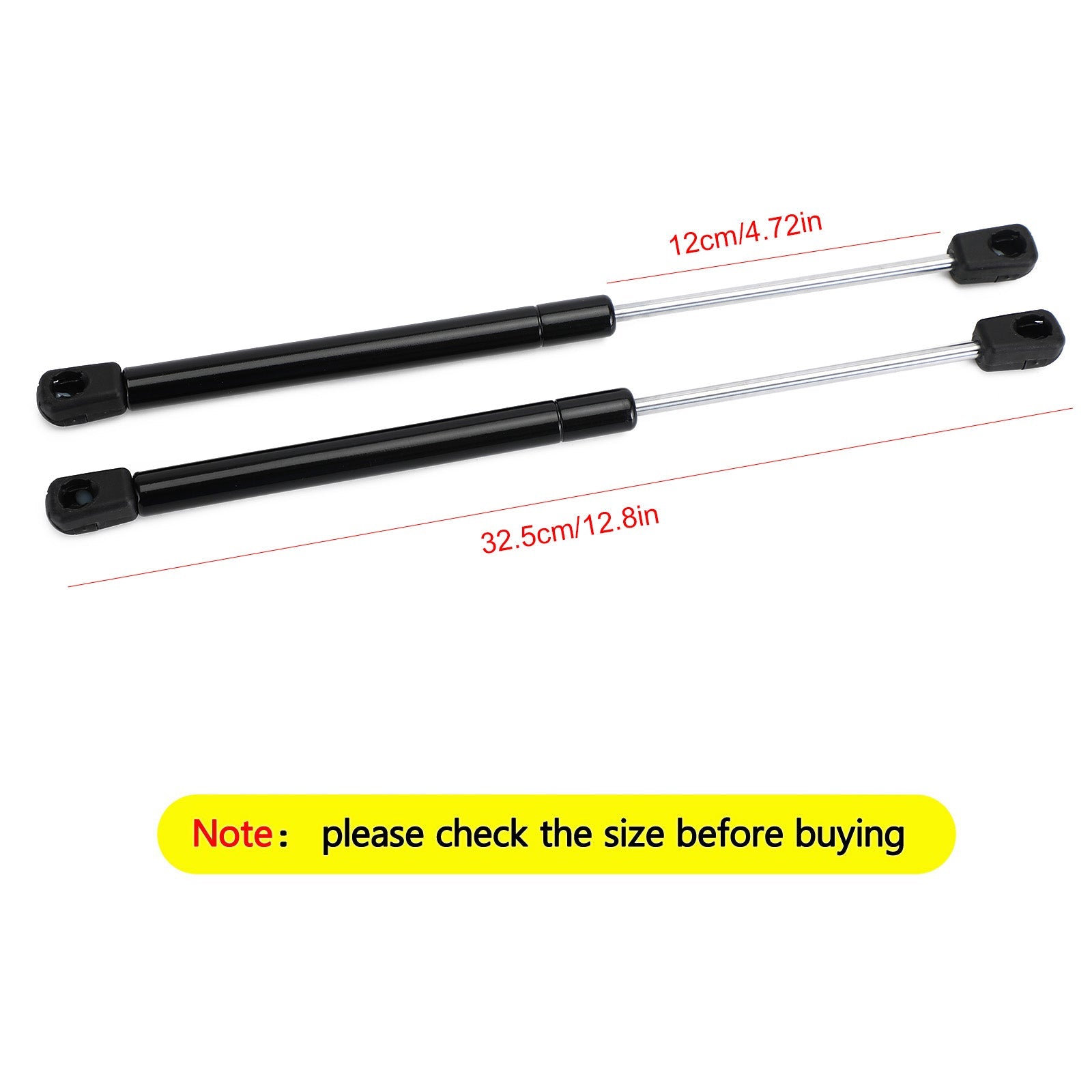 2PCS Gas Struts suit ARB Canopy REAR window 160N 1921VR Fit Toyota Hilux Generic