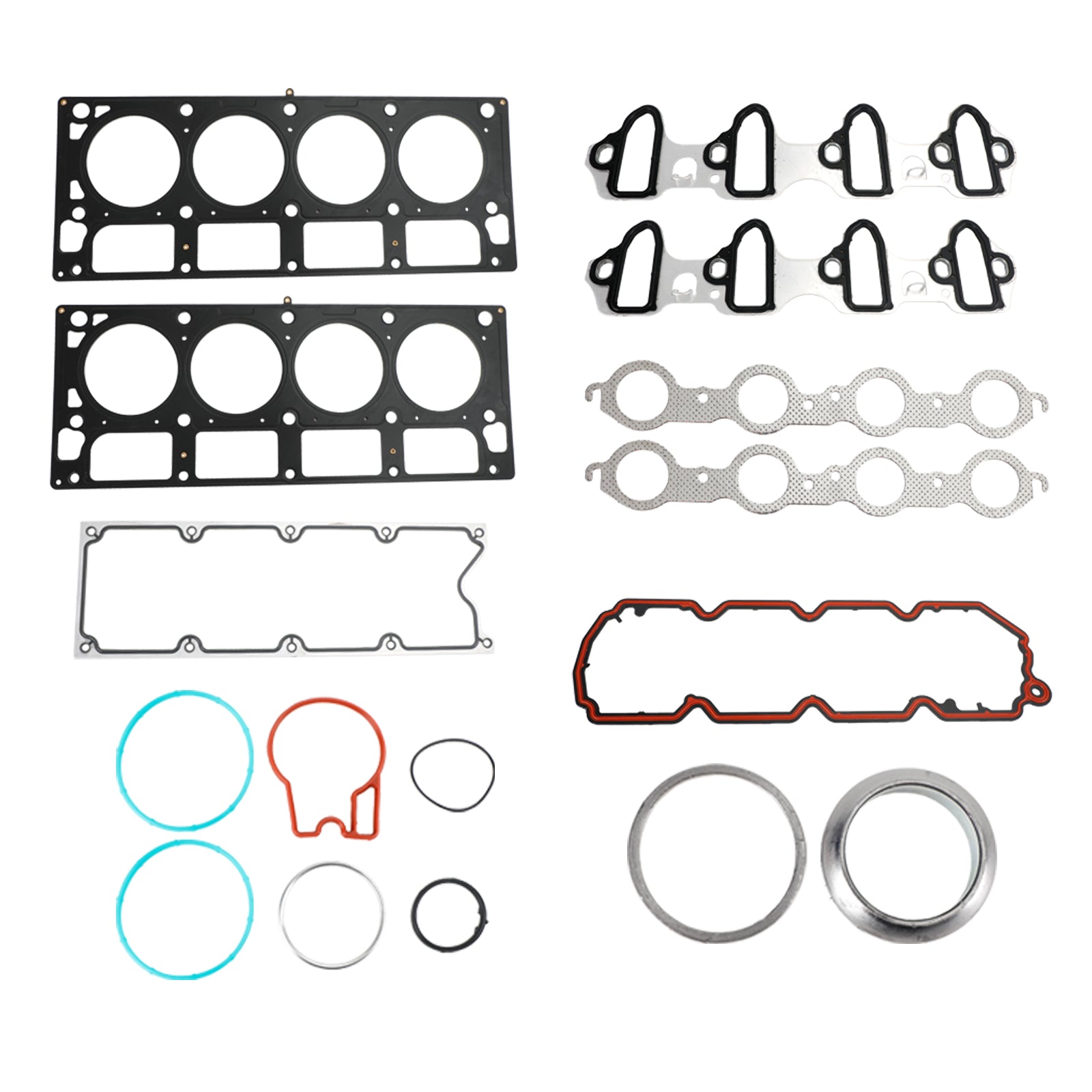 2005-2006 Chevrolet Silverado 1500 5.3L 5328CC 325CID V8 ELECTRIC/GAS OHV, (16 Valve) AFM Lifter Replacement Kit Head Gasket Set Head Bolts Lifters Guides