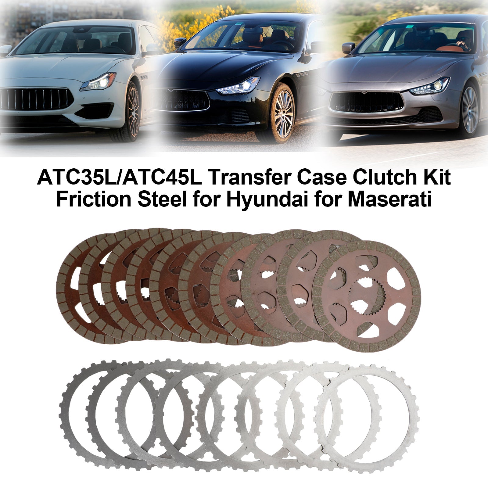 2011-2015 BMW x1 ATC35L Transfer Case Clutch Kit Friction Steel