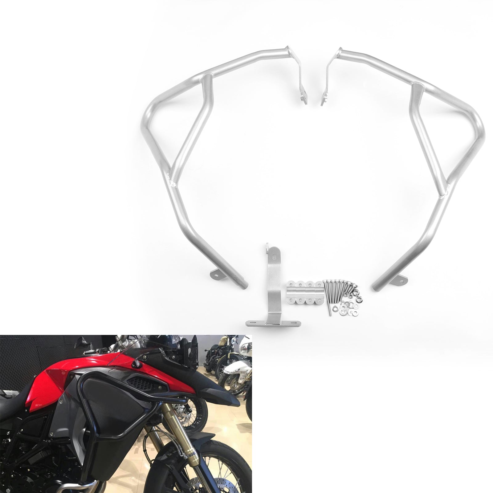 Crash Bars Engine Protection Upper For BMW F800GS Adventure 2014-2016 Generic