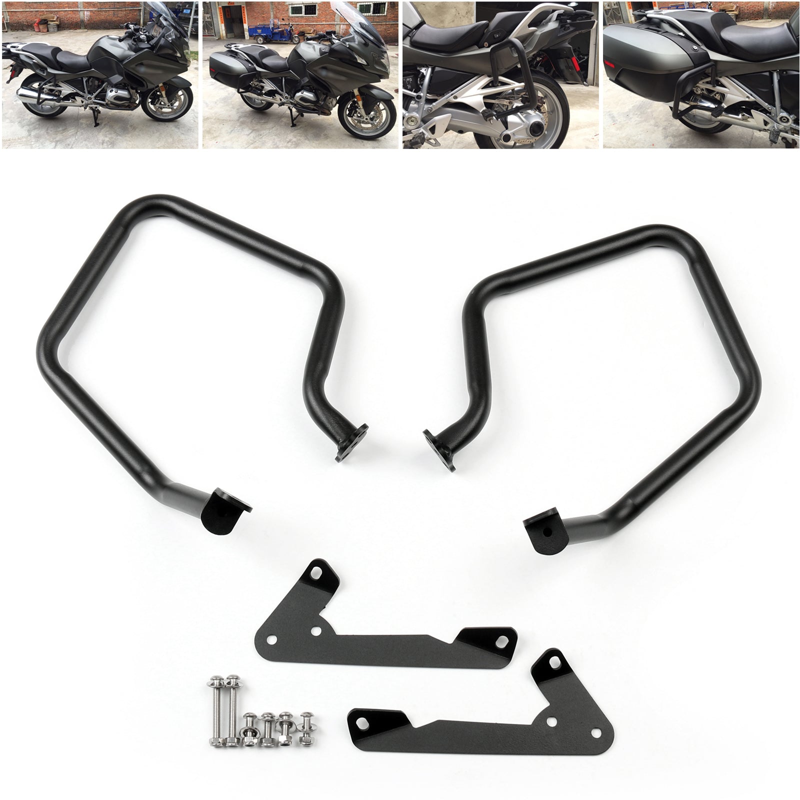 Rear Engine Guard Crash Bars Heed For BMW R 1200 RT R1200RT 2014-2016