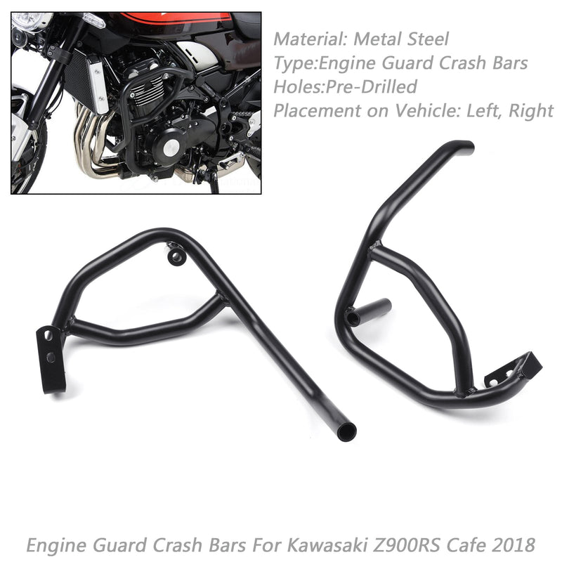 قضبان التصادم لمحرك الدراجة النارية على الطريق السريع لـ Kawasaki Z900RS Cafe 2018 عام