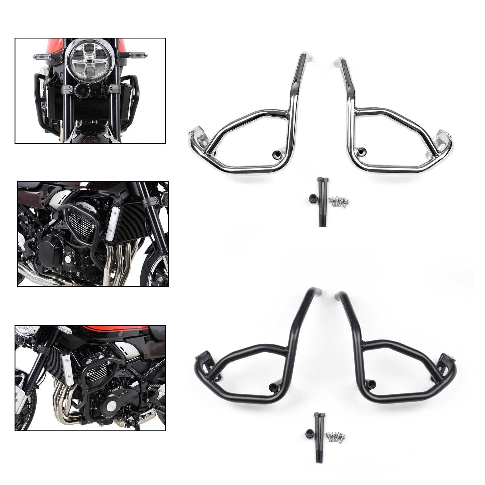 Highway Motorcycle Engine Guard Crash Bars For Kawasaki Z900RS Cafe 2018 Generic