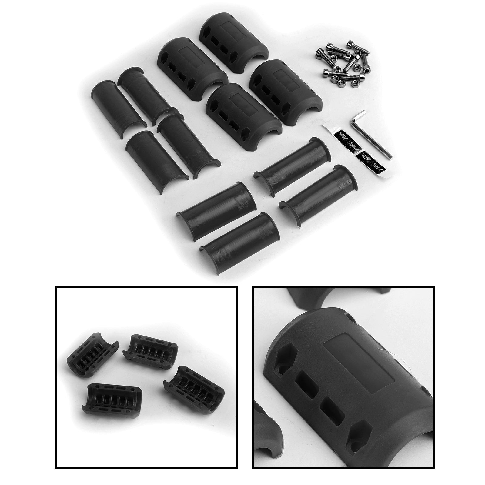 Engine Crash Bar Protector Bumper Guard Block 22-28mm For BMW R1200GS F700/800GS Generic