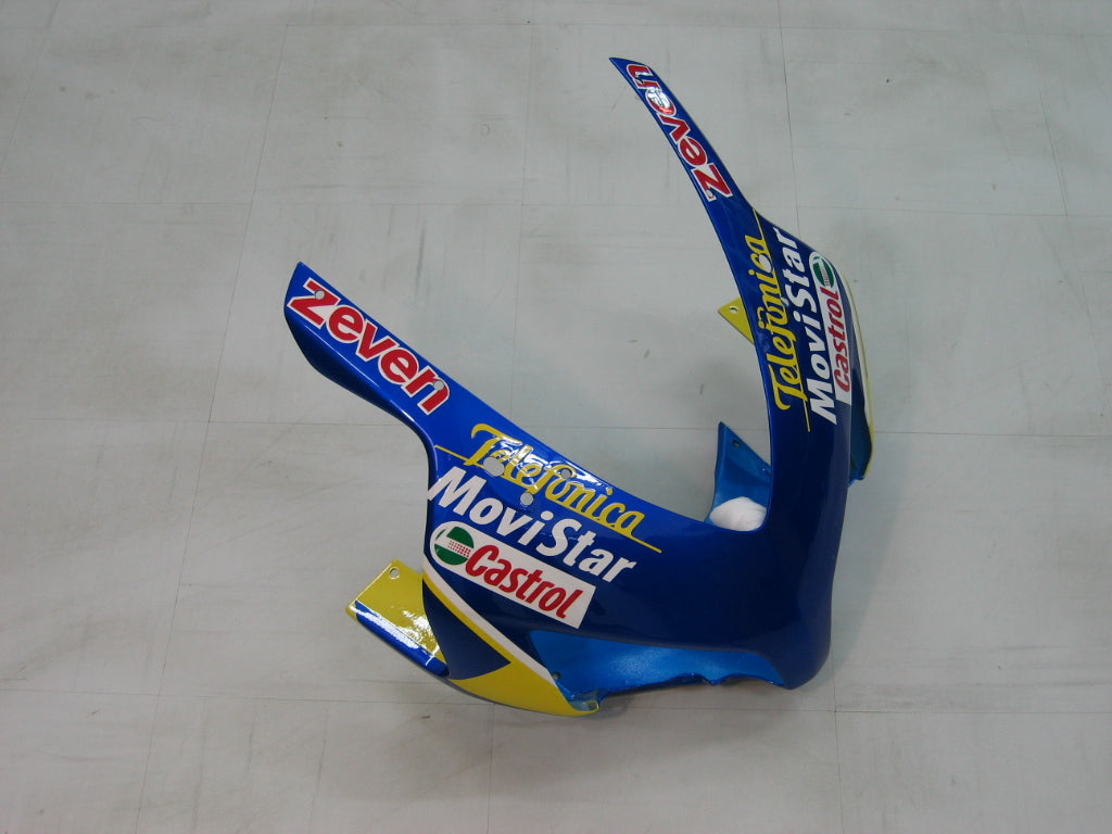 Fairings 2004-2005 Honda CBR 1000 RR Blue Checker Movistar  Generic