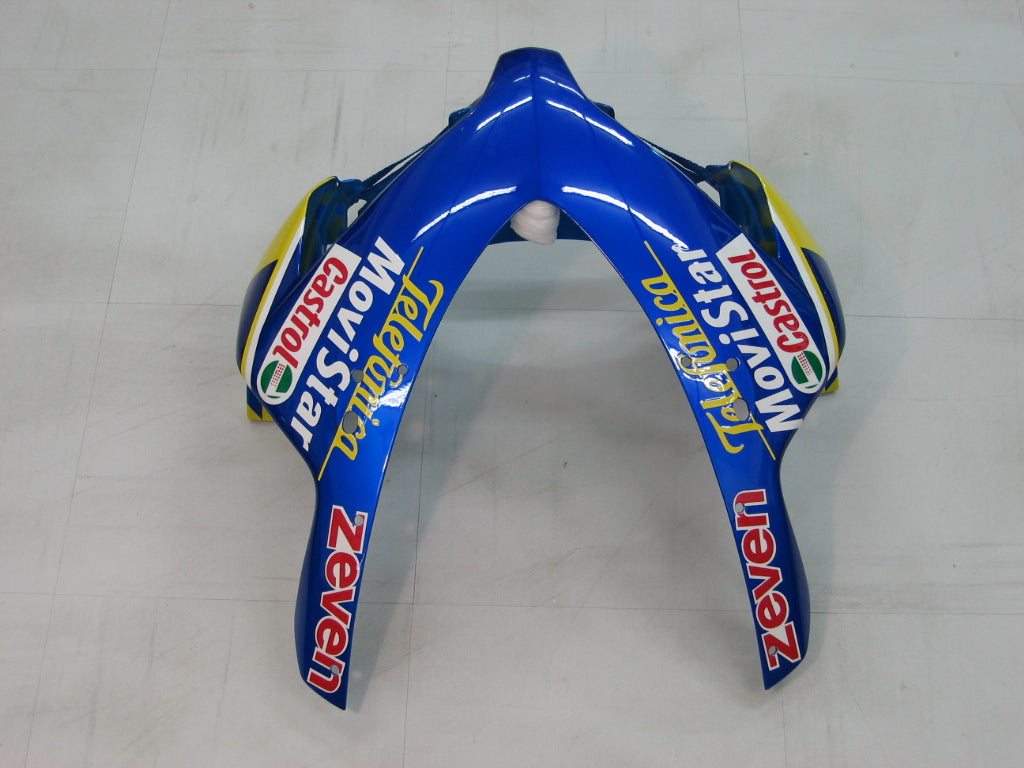 Fairings 2004-2005 Honda CBR 1000 RR Blue Checker Movistar  Generic