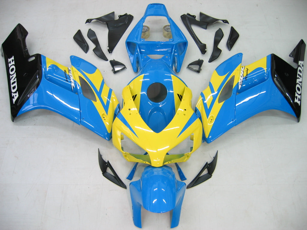 Carenados 2004-2005 Honda CBR 1000 RR Azul Amarillo CBR Genérico