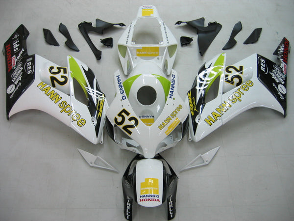 Fairings 2004-2005 Honda CBR 1000 RR White Black Hannspree  Generic