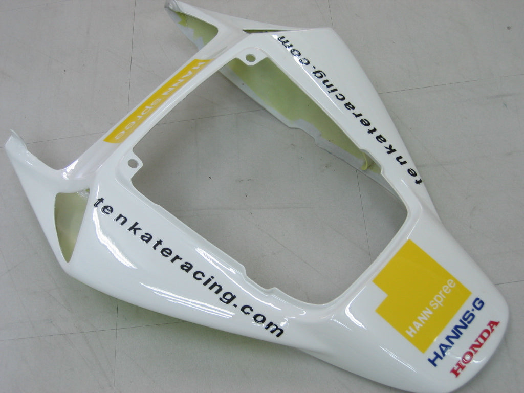 Fairings 2004-2005 Honda CBR 1000 RR White Black Hannspree  Generic