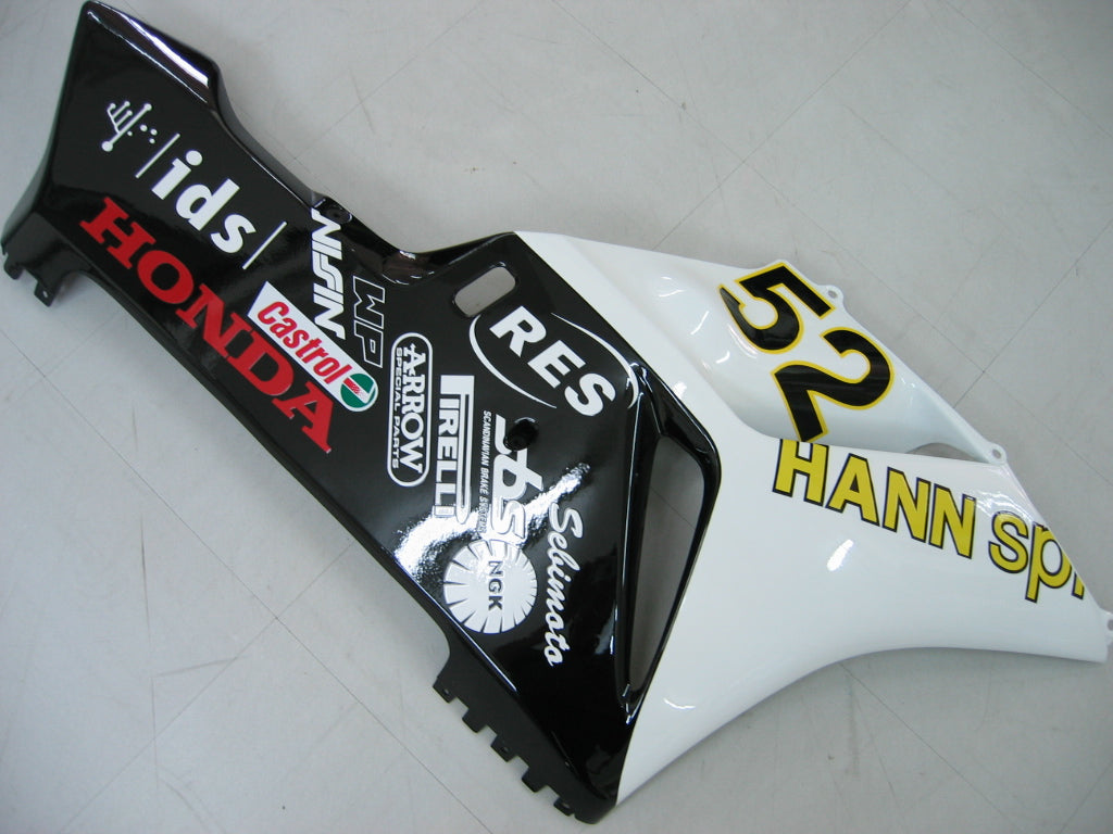 Fairings 2004-2005 Honda CBR 1000 RR White Black Hannspree  Generic