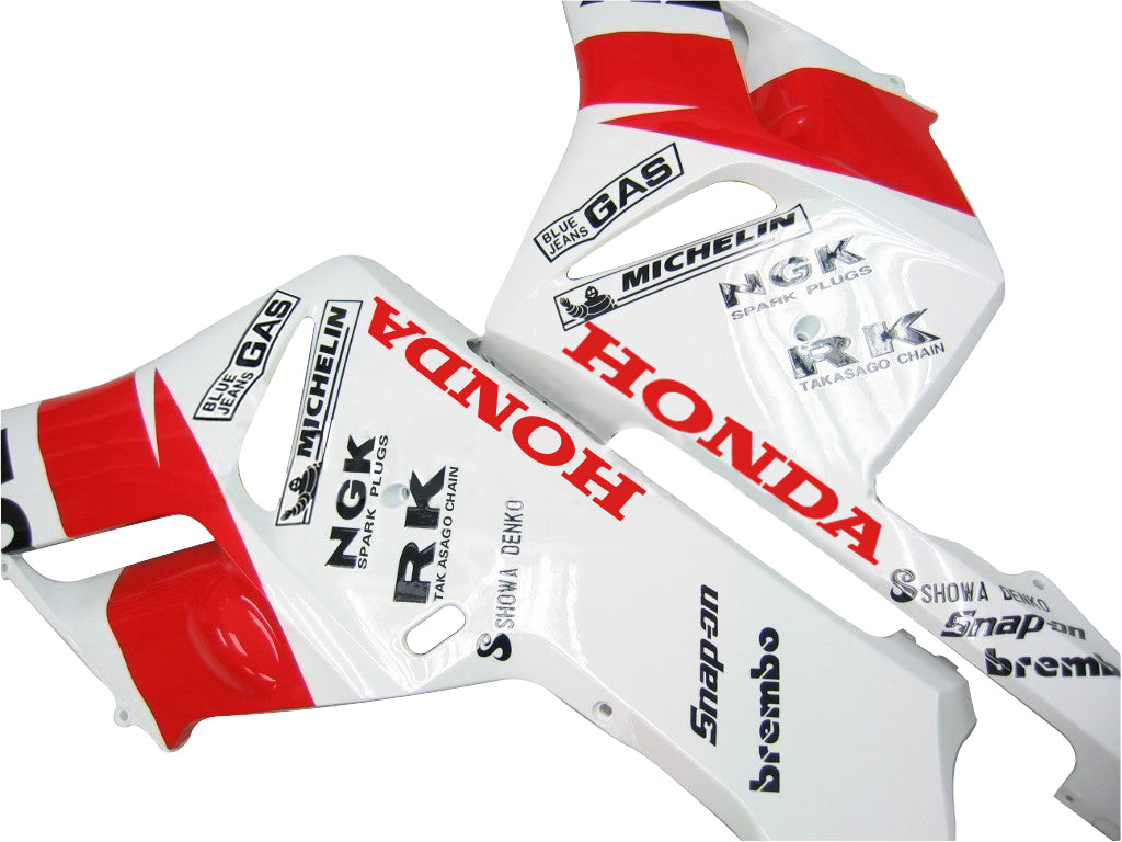 Fairings 2004-2005 Honda CBR 1000 RR أبيض برتقالي ريبسول عام