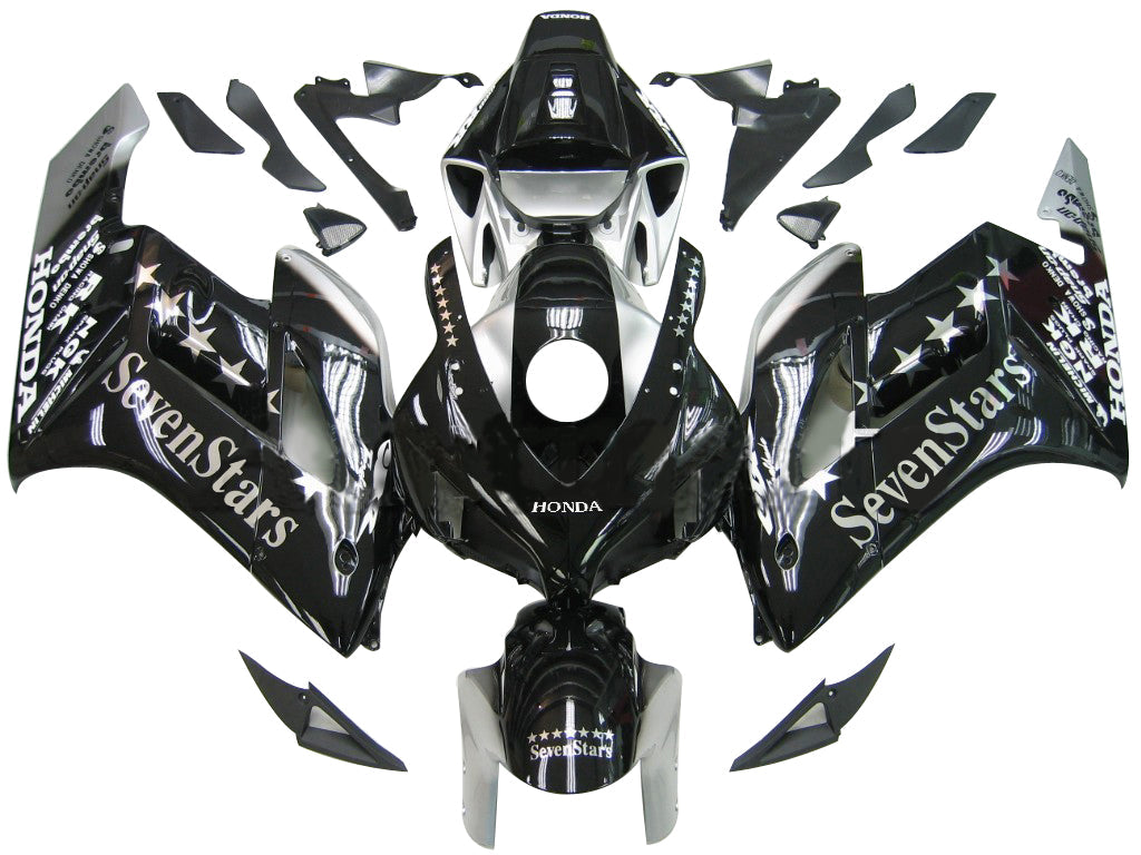 Fairings 2004-2005 Honda CBR 1000 RR Black SevenStars Generic