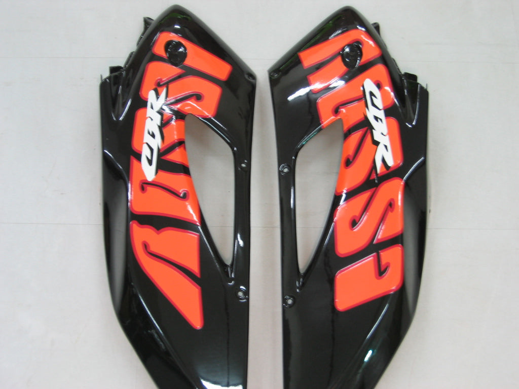 Fairings 2004-2005 Honda CBR 1000 RR أسود برتقالي فالنتينو روسي Generic