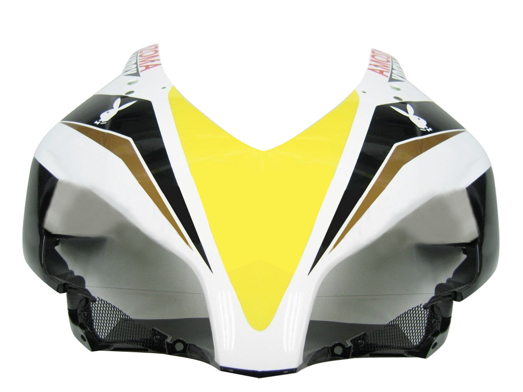 Fairings 2004-2005 Honda CBR 1000 RR أسود أبيض بلاي بوي عام