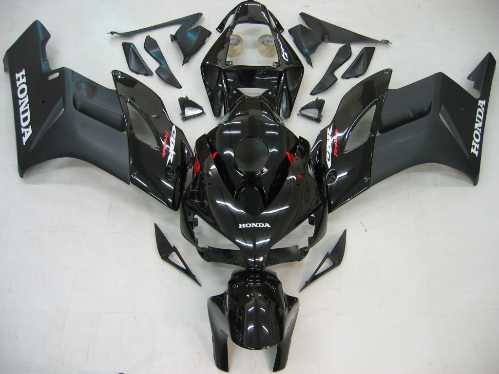 Fairings 2004-2005 Honda CBR 1000 RR All Black RR Honda  Generic