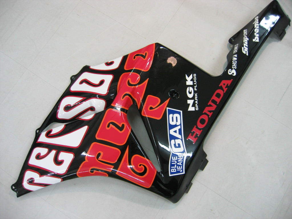 Fairings 2004-2005 Honda CBR 1000 RR أسود أخضر فالنتينو روسي Generic