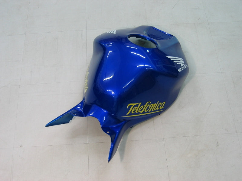 Fairings 2006-2007 Honda CBR 1000 RR أزرق وأخضر Movistar Generic