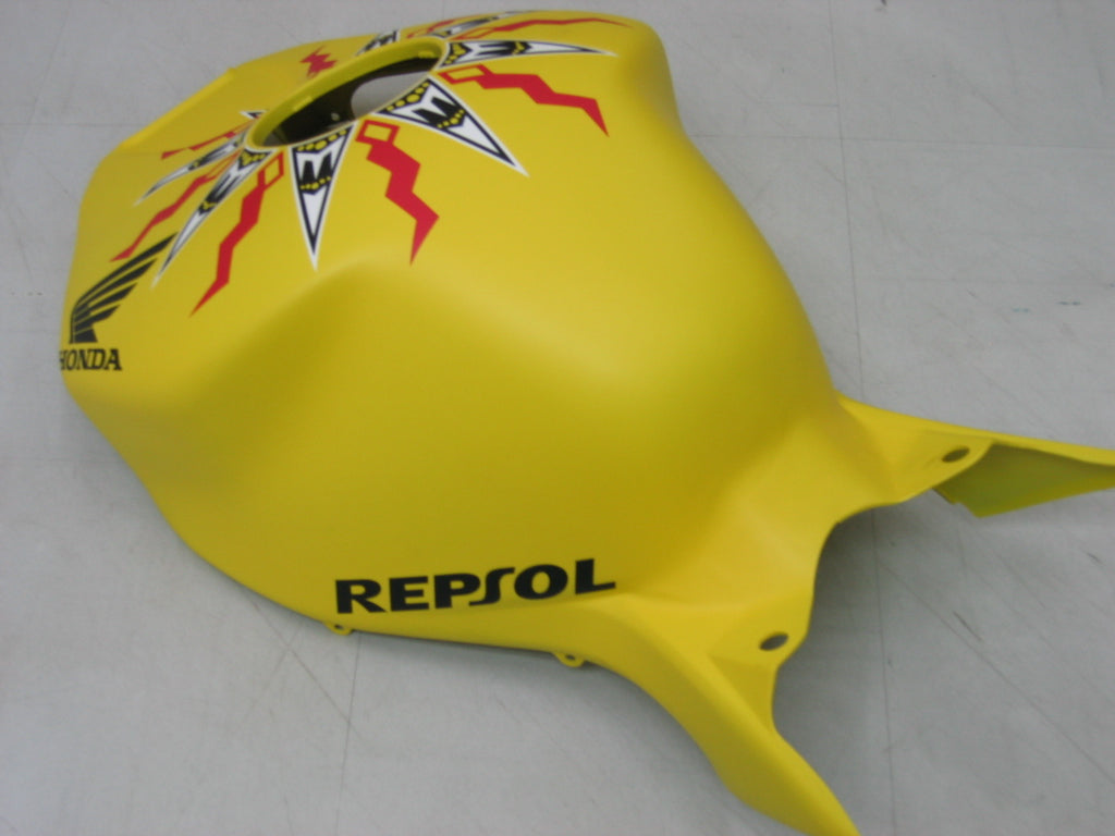 Fairings 2006-2007 Honda CBR 1000 RR Black Yellow Valentino Rossi   Generic