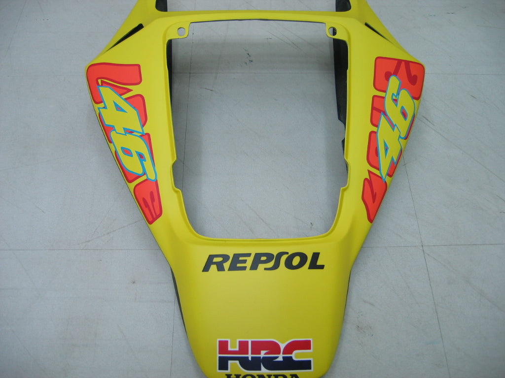 Fairings 2006-2007 Honda CBR 1000 RR Black Yellow Valentino Rossi   Generic