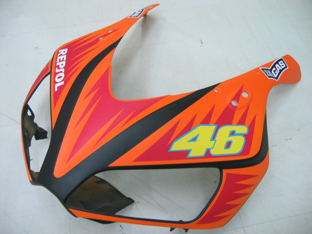 Fairings 2006-2007 Honda CBR 1000 RR Black Yellow Valentino Rossi   Generic