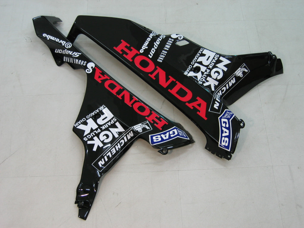 Fairings 2006-2007 Honda CBR 1000 RR Black Orange Repsol  Generic