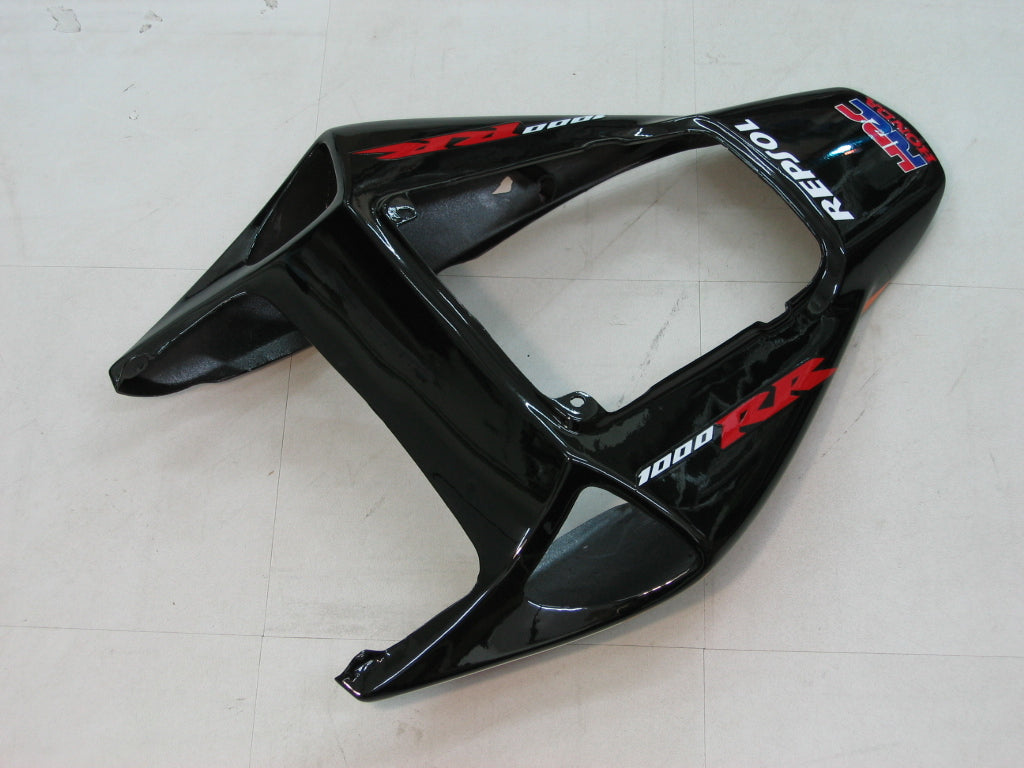 Fairings 2006-2007 Honda CBR 1000 RR Black Orange Repsol  Generic