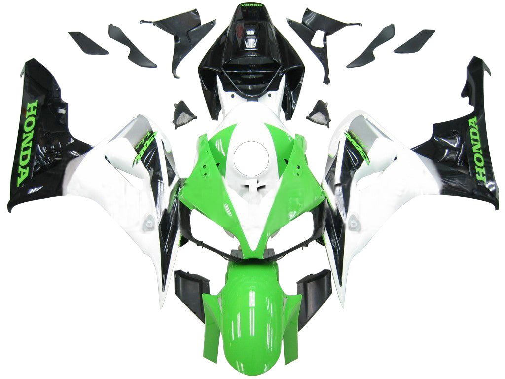 Fairings 2006-2007 Honda CBR 1000 RR White Green Black CBR Honda  Generic