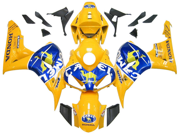 Fairings 2006-2007 Honda CBR 1000 RR Yellow Blue Camel  Generic
