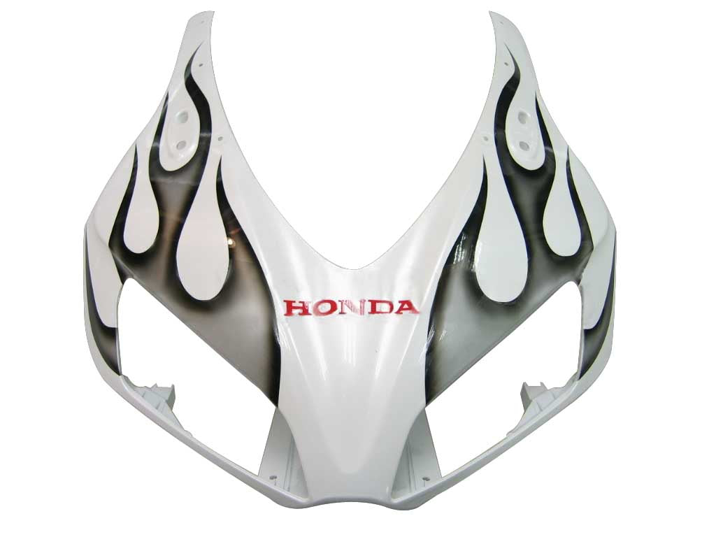 Fairings 2006-2007 Honda CBR 1000 RR White and Black Silver Flame  Generic