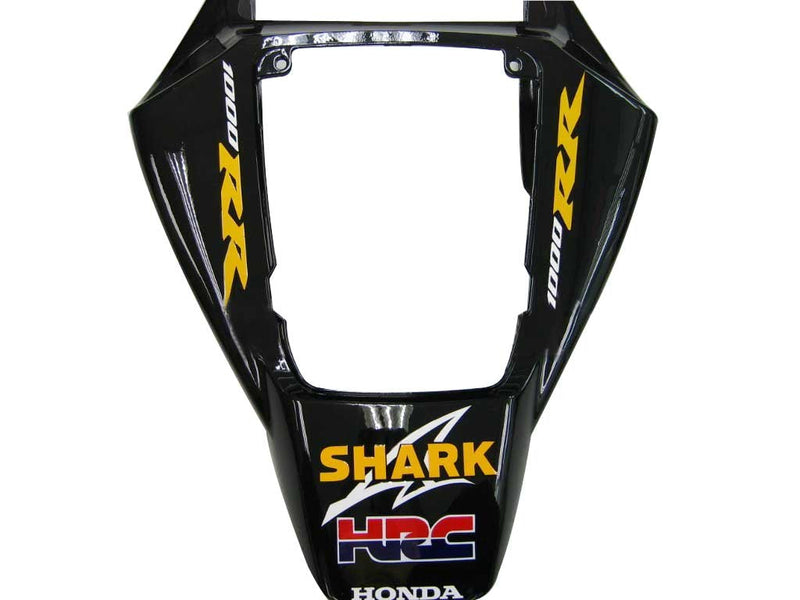 Fairings 2006-2007 Honda CBR 1000 RR Black & Red Flame Shark  Generic