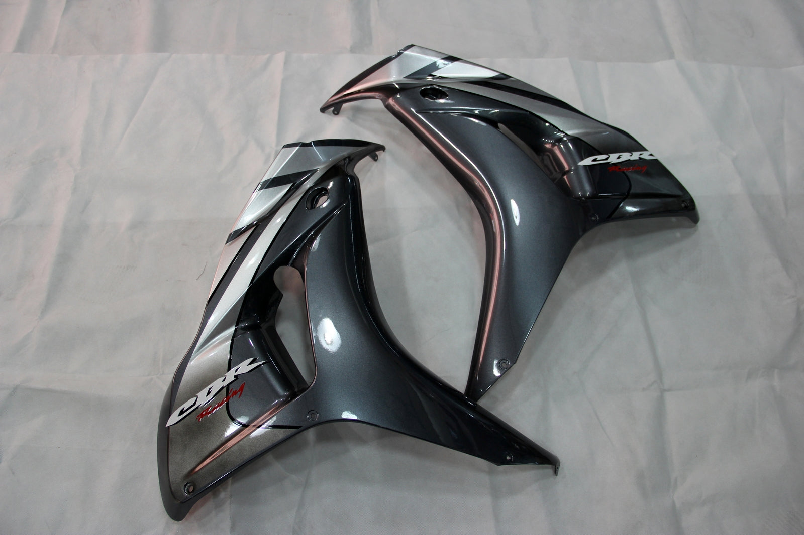 Fairings 2006-2007 Honda CBR 1000 RR فضي رمادي معدني CBR Generic