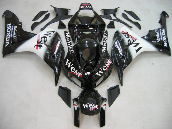 Fairings 2006-2007 Honda CBR 1000 RR Black West  Generic