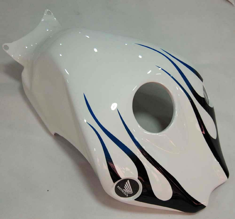 Fairings 2008-2011 Honda CBR 1000 RR White & Blue Black Flame  Generic