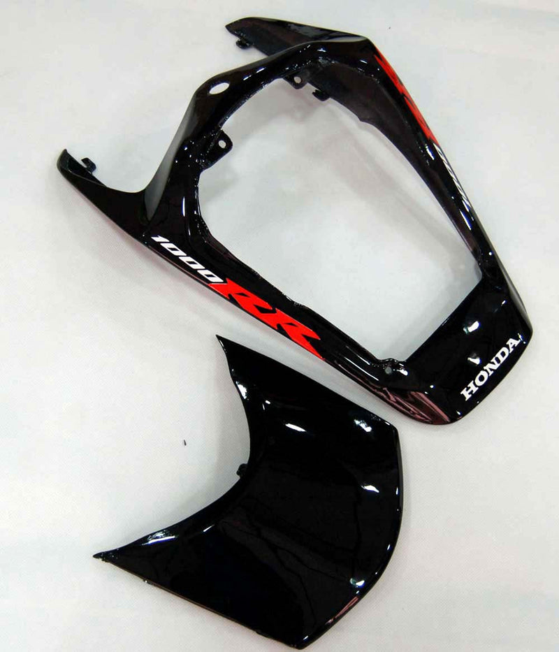 Fairings 2008-2011 Honda CBR 1000 RR Black & Cherry Red Flame  Generic