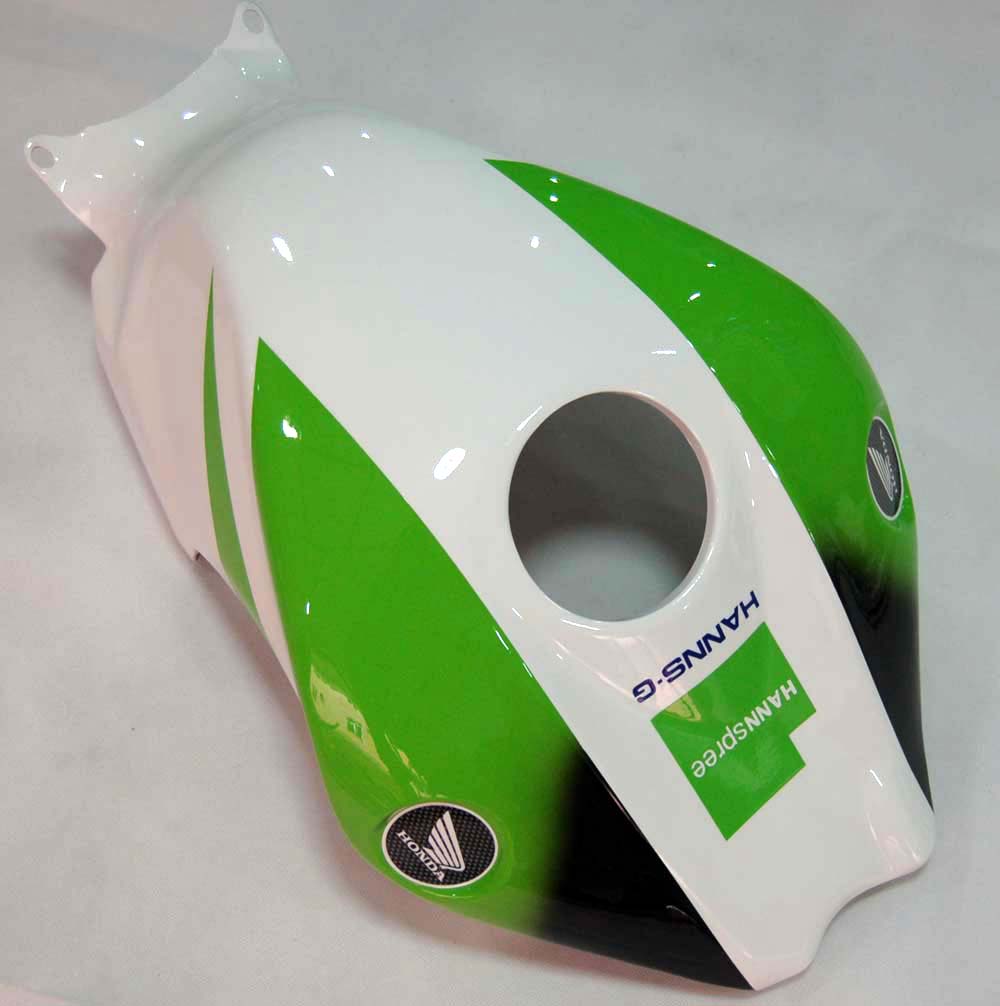 Fairings 2008-2011 Honda CBR 1000 RR أبيض أخضر Hannspree Generic