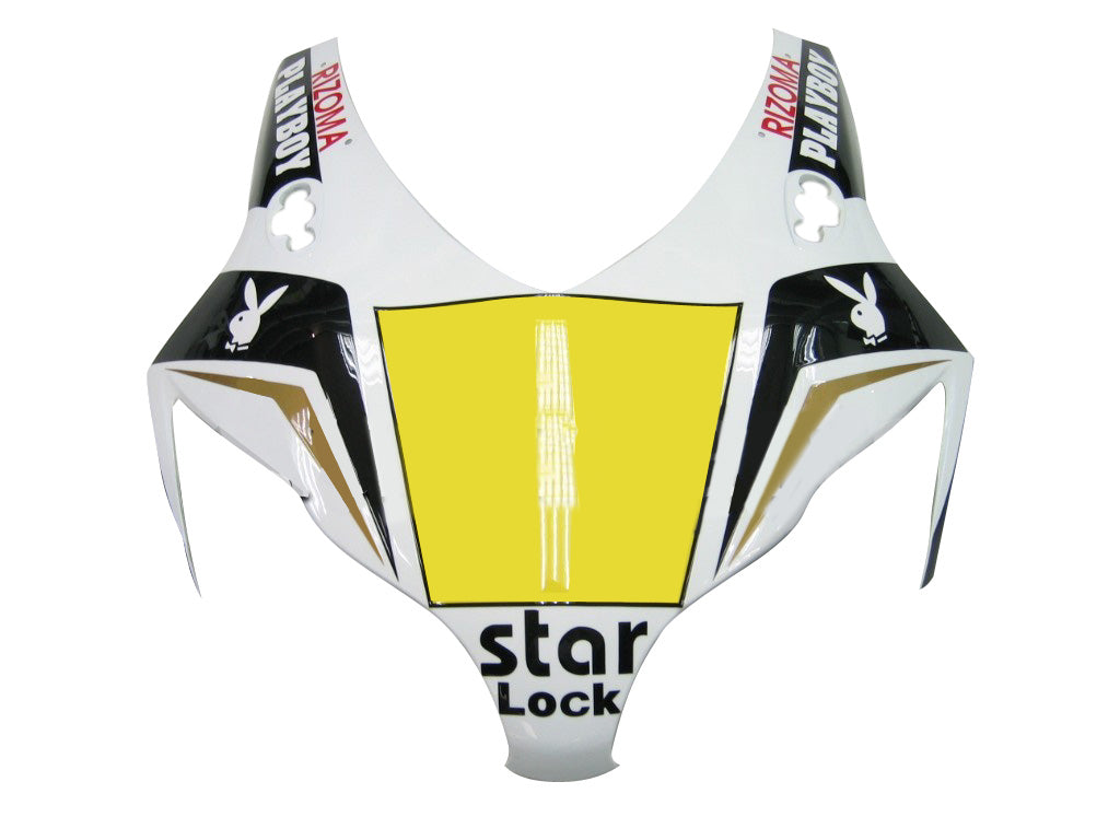 Fairings 2008-2011 Honda CBR 1000 RR أسود أبيض بلاي بوي عام