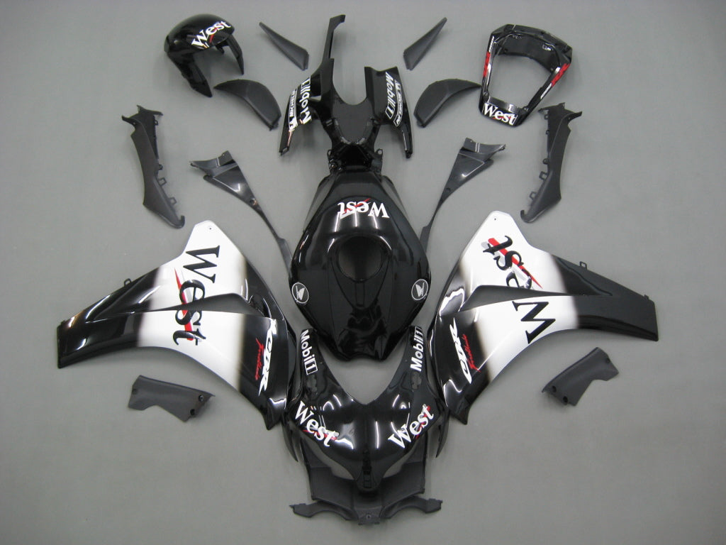 Fairings 2008-2011 هوندا CBR 1000 RR أسود غرب عام