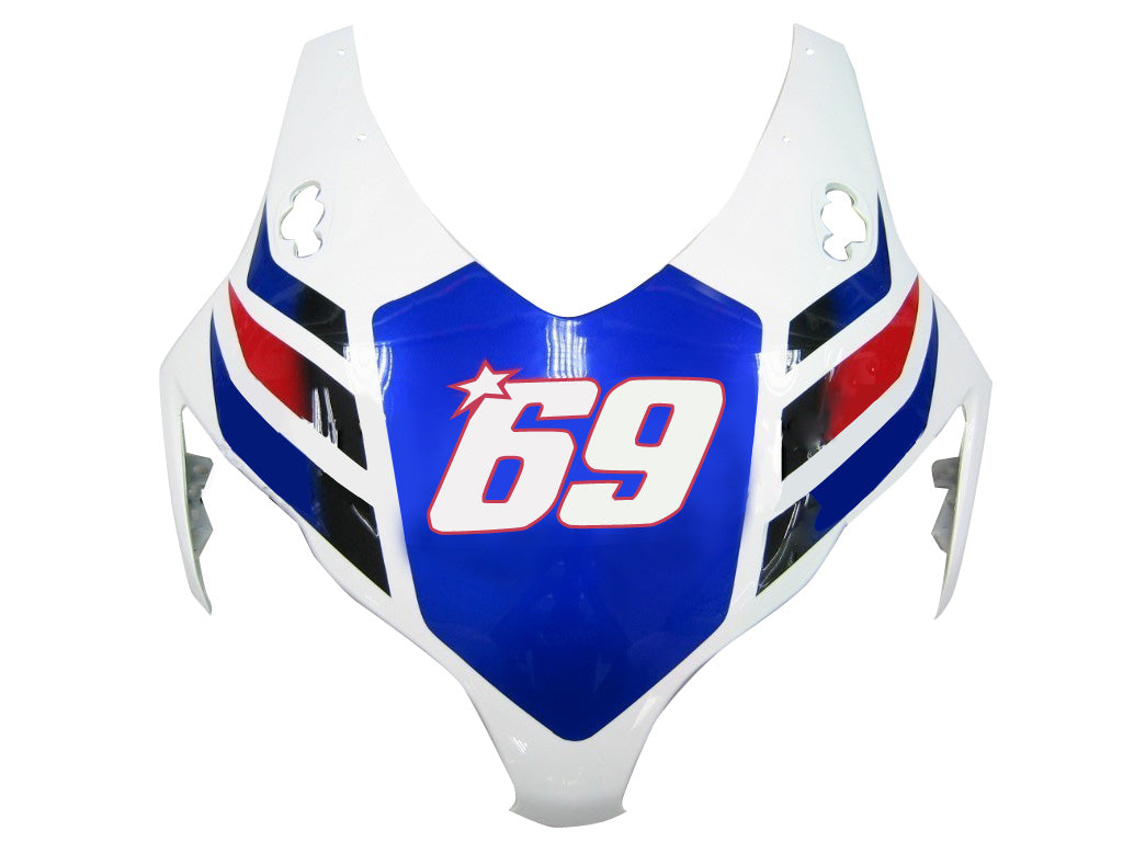 Fairings 2008-2011 Honda CBR 1000 RR أحمر أبيض أزرق نجمة Generic