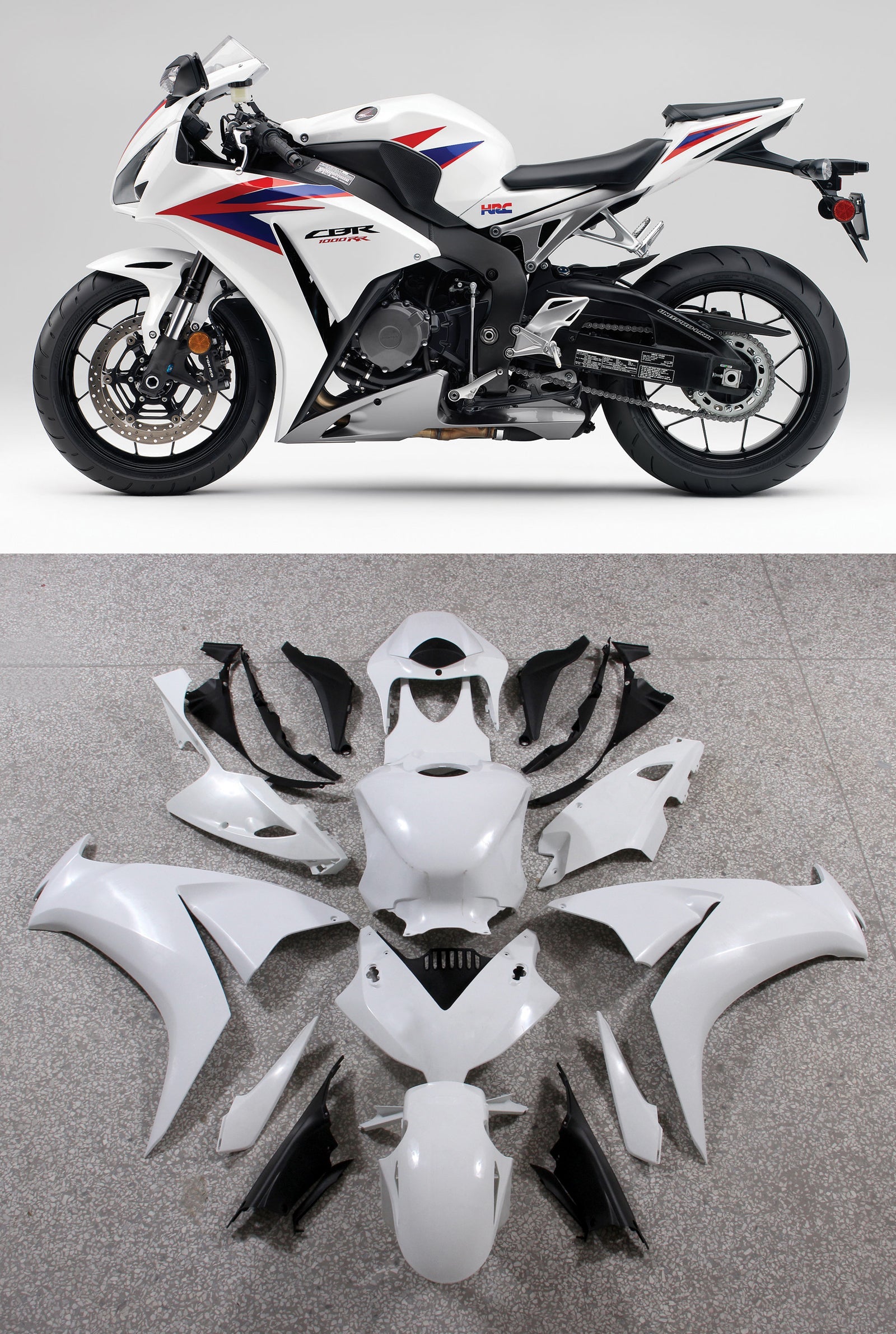 CBR1000RR (2012-2016) Bodywork Fairing ABS Injection Molded Plastics Set 8 Color Generic