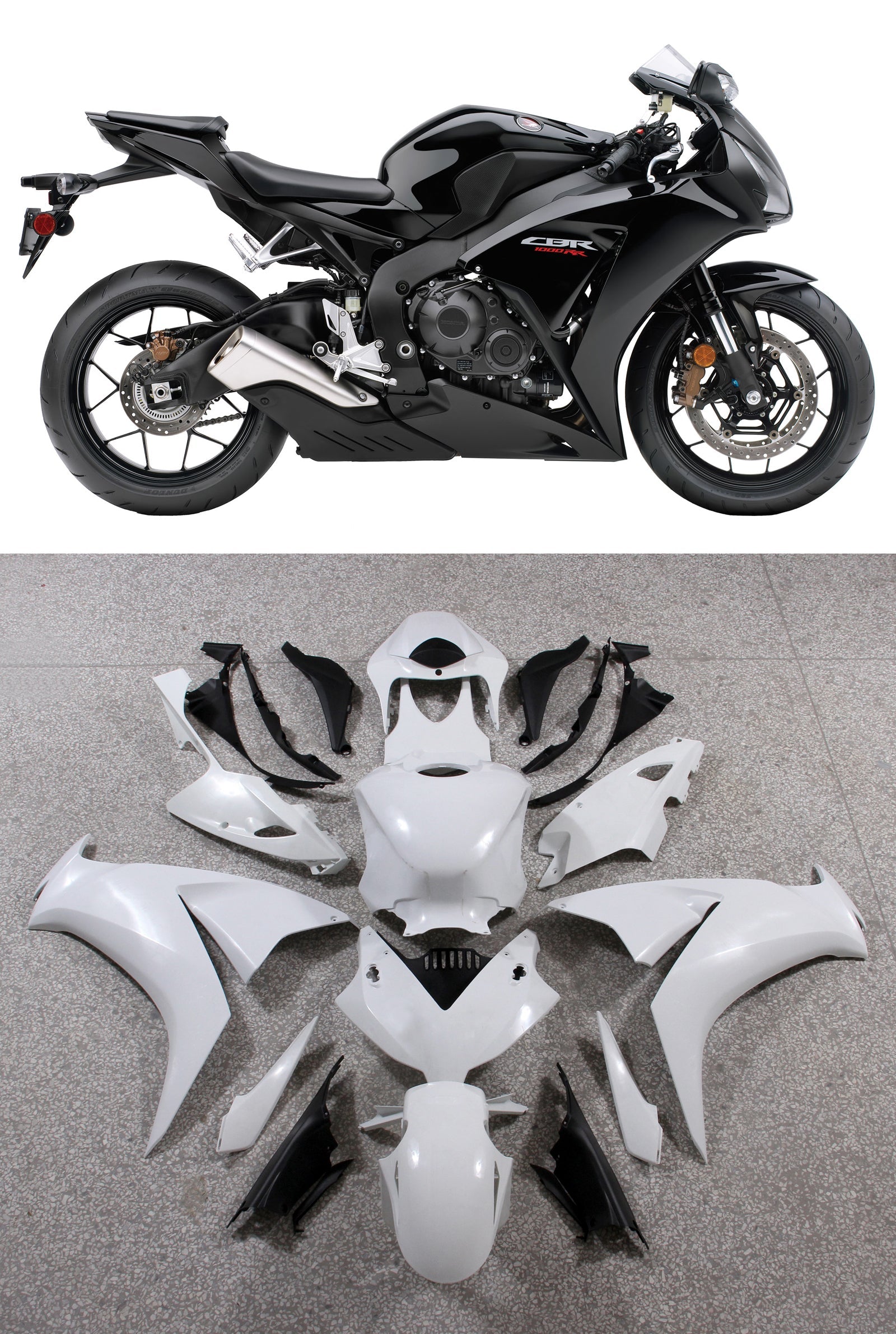 CBR1000RR (2012-2016) Bodywork Fairing ABS Injection Molded Plastics Set 8 Color Generic