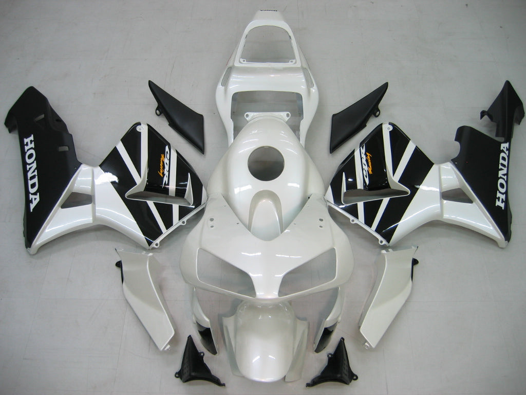 Carenados 2003-2004 Honda CBR 600 RR Blanco y Negro Honda Generic