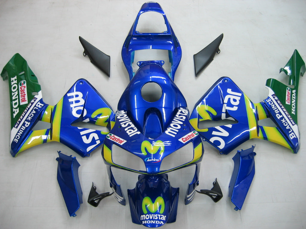 Carenados 2003-2004 Honda CBR 600 RR Azul &amp; Verde Movistar Generic