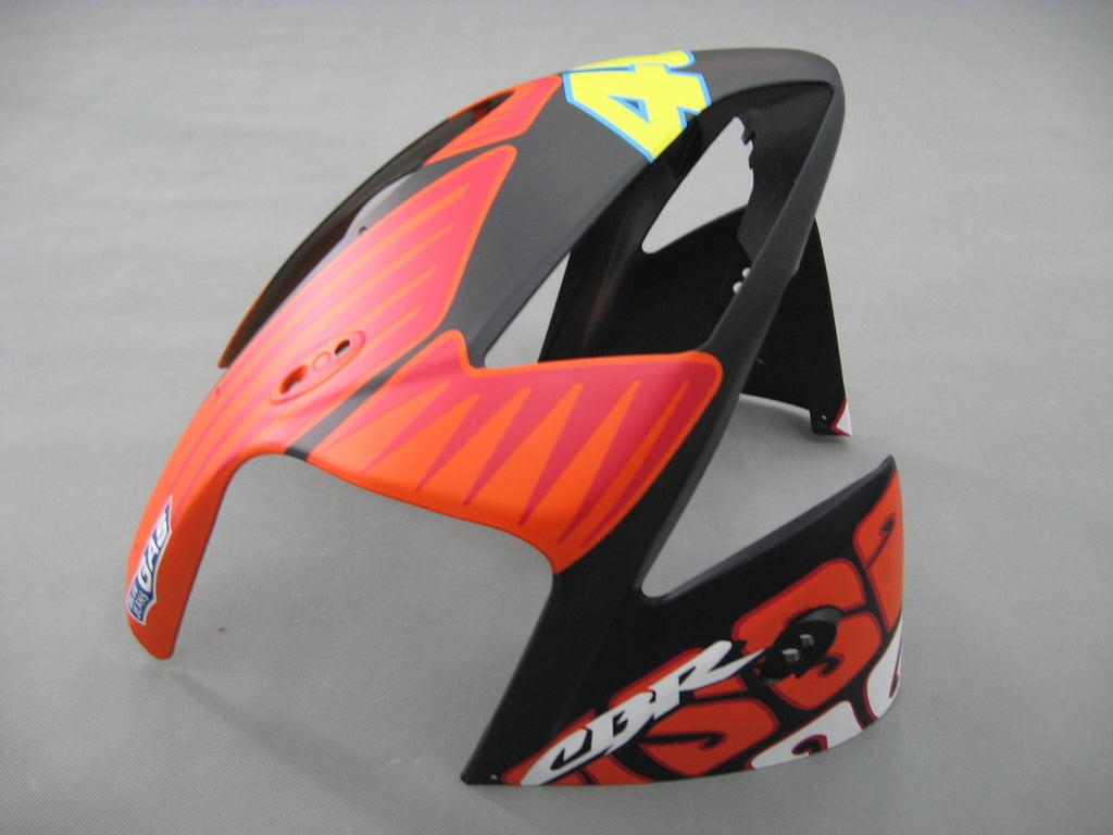 Fairings 2003-2004 Honda CBR 600 RR أسود غير لامع فالنتينو روسي موتو عام