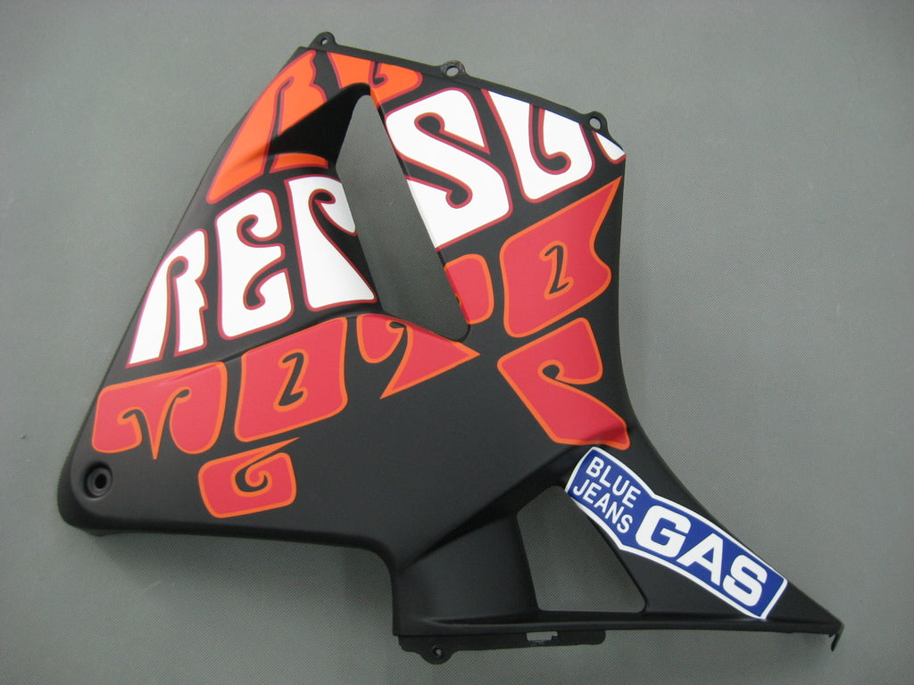 Fairings 2003-2004 Honda CBR 600 RR أسود غير لامع فالنتينو روسي موتو عام