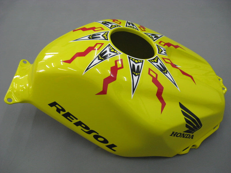 Fairings 2003-2004 Honda CBR 600 RR Yellow Black Valentino Rossi Repsol Moto  Generic